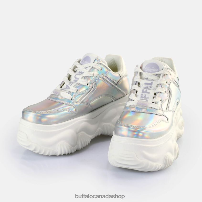 Blader One Sneakers Low vegan Silver Holo Buffalo ZL64TZ599 |Sneakers