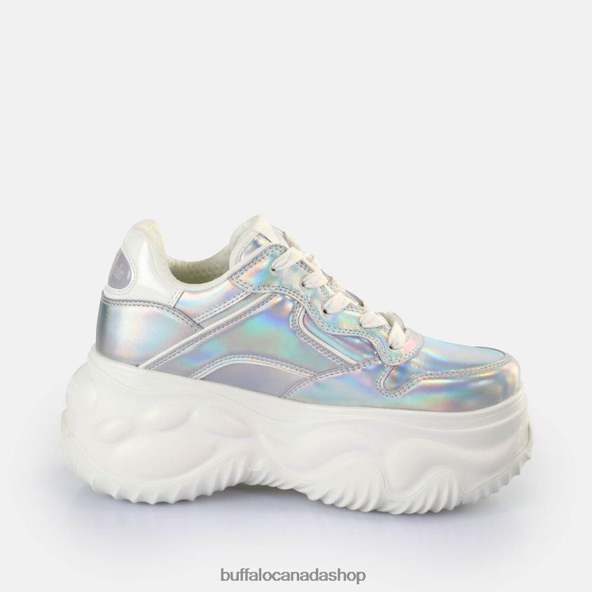 Blader One Sneakers Low vegan Silver Holo Buffalo ZL64TZ599 |Sneakers