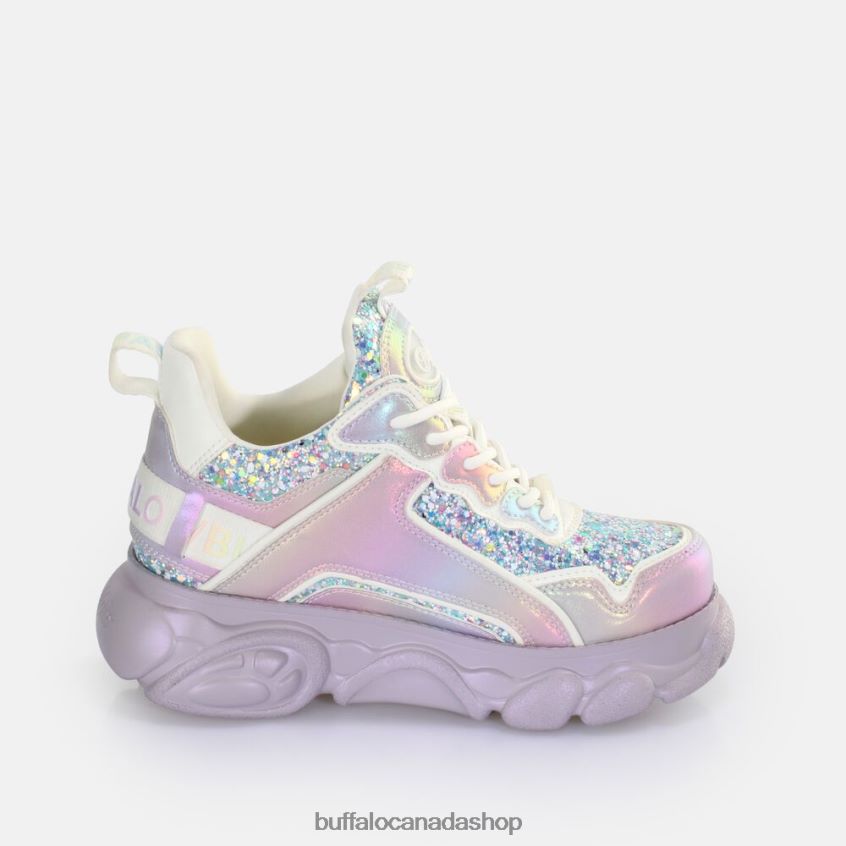 CLD Chai Sneaker Low vegan Silver/Purple Buffalo ZL64TZ65 |Sneakers