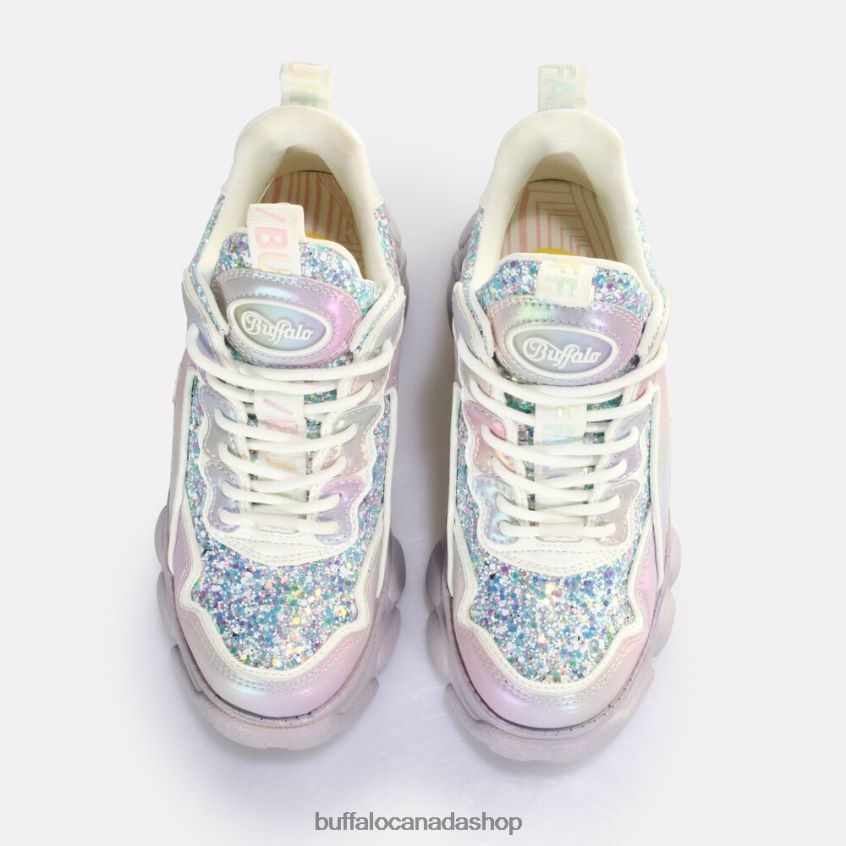 CLD Chai Sneaker Low vegan Silver/Purple Buffalo ZL64TZ65 |Sneakers