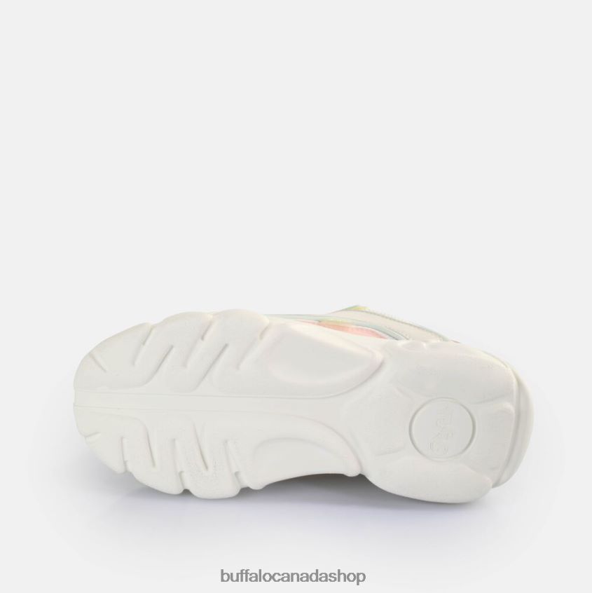 CLD Chai Sneakers Low vegan Cream/Pink/Mint Green Buffalo ZL64TZ72 |Sneakers