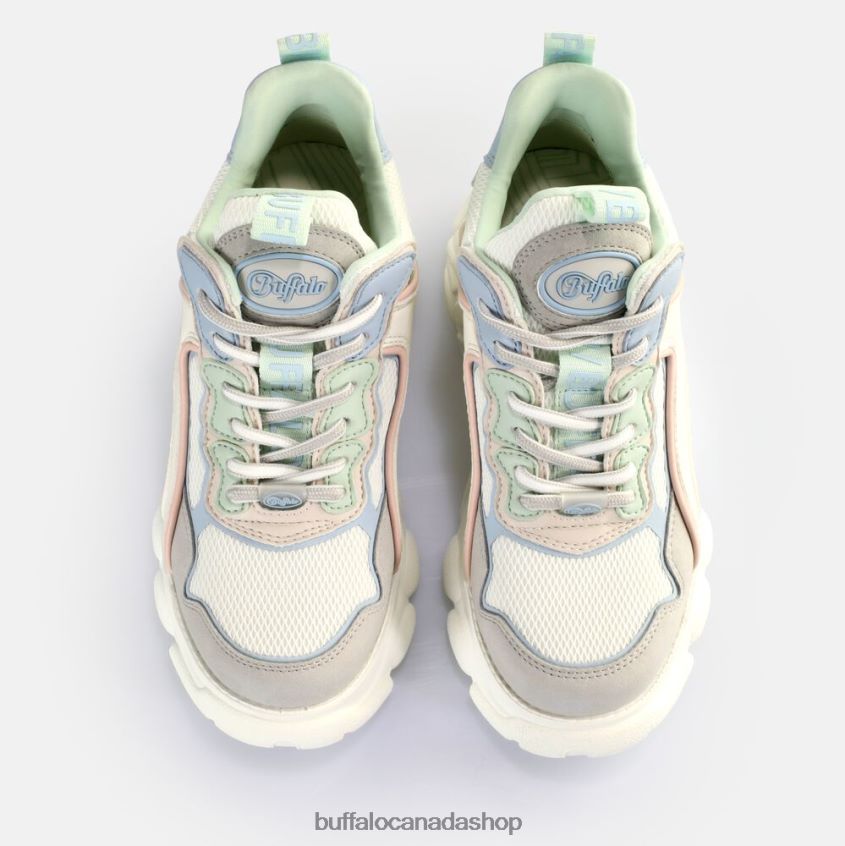 CLD Chai Sneakers Low vegan Grey Pastel Multicolour Buffalo ZL64TZ68 |Sneakers