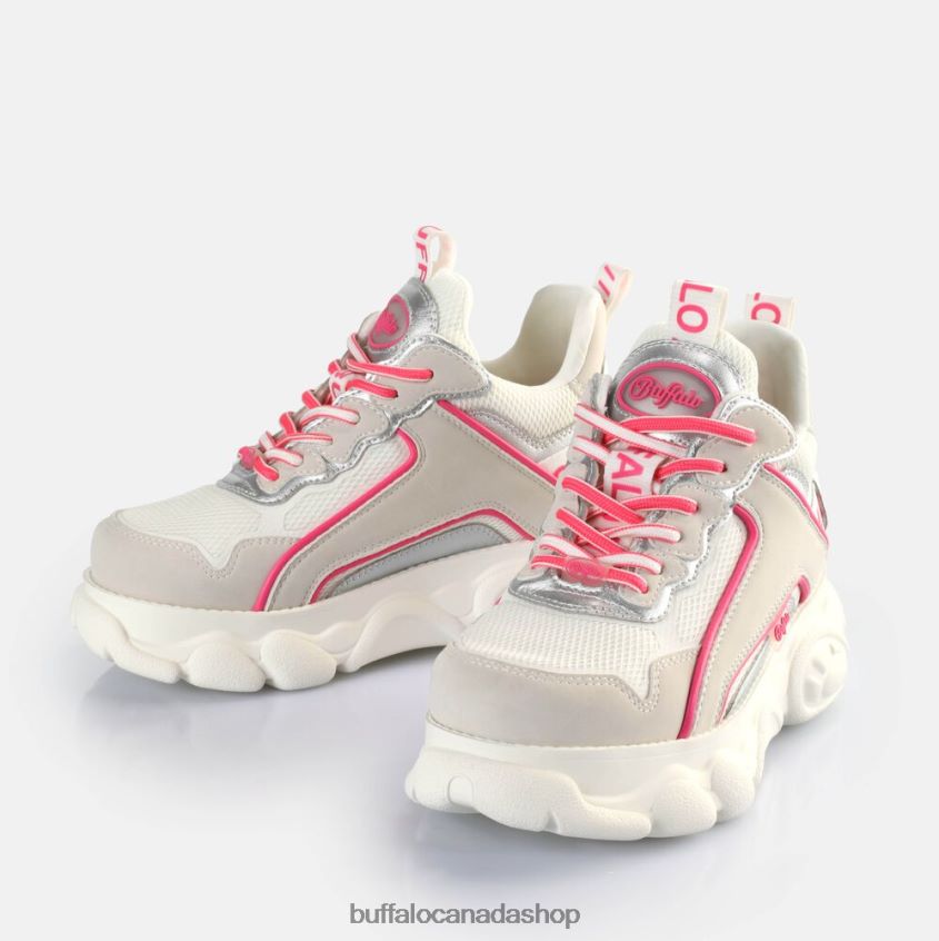 CLD Chai Sneakers Low vegan Grey/Silver/Pink Buffalo ZL64TZ73 |Sneakers