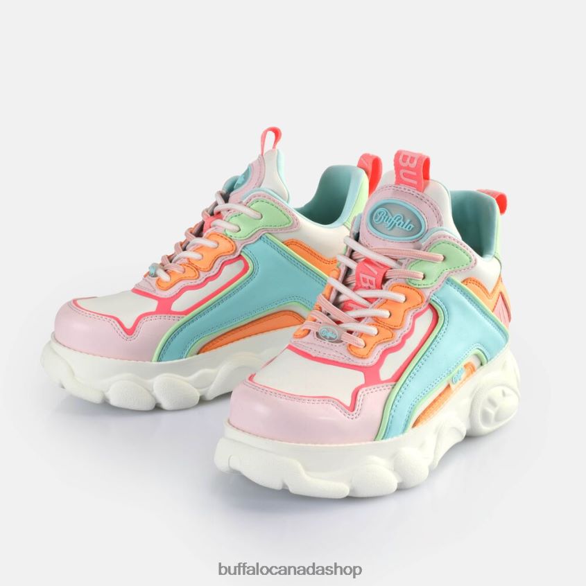 CLD Chai Sneakers Low vegan Neon Multicolour Buffalo ZL64TZ69 |Sneakers