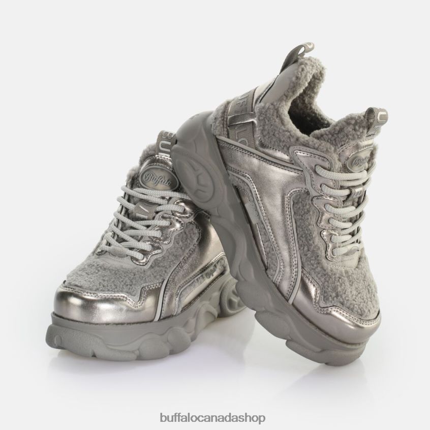 CLD Chai Warm Sneaker Low vegan Silver/Grey Buffalo ZL64TZ809 |Sneakers