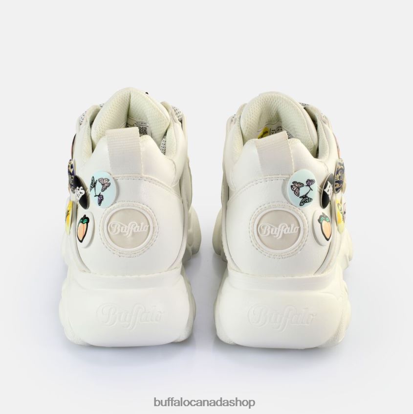 CLD Corin Button Sneakers Low vegan White Buffalo ZL64TZ143 |Sneakers