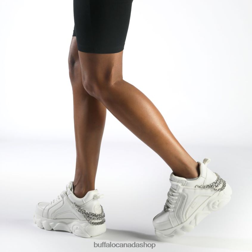 CLD Corin Chain 2.0 Sneaker Low vegan White/Silver Buffalo ZL64TZ592 |Sneakers