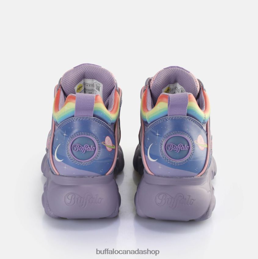 CLD Corin Graffiti Sneakers Low vegan Purple Love Buffalo ZL64TZ139 |Sneakers