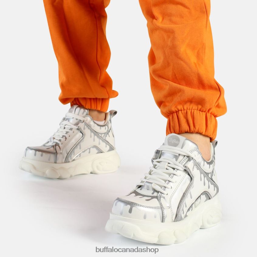 CLD Corin Sneaker Low vegan White/Silver Buffalo ZL64TZ757 |Sneakers