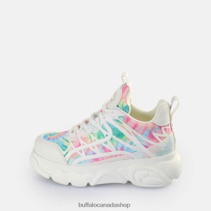 CLD Flow Sneakers Low vegan White-Multicoloured Buffalo ZL64TZ433 |Sneakers