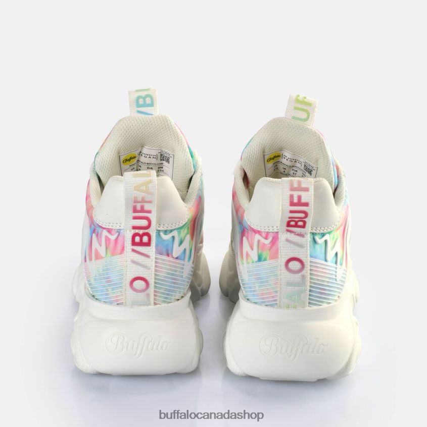 CLD Flow Sneakers Low vegan White-Multicoloured Buffalo ZL64TZ433 |Sneakers