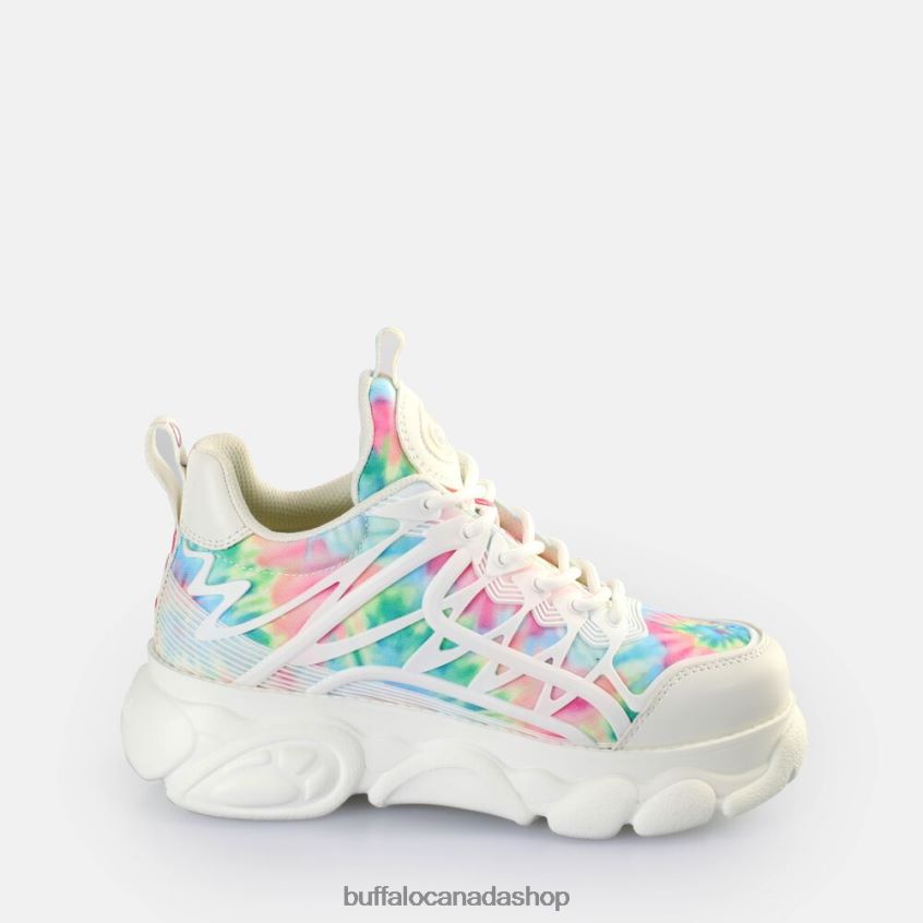 CLD Flow Sneakers Low vegan White-Multicoloured Buffalo ZL64TZ433 |Sneakers