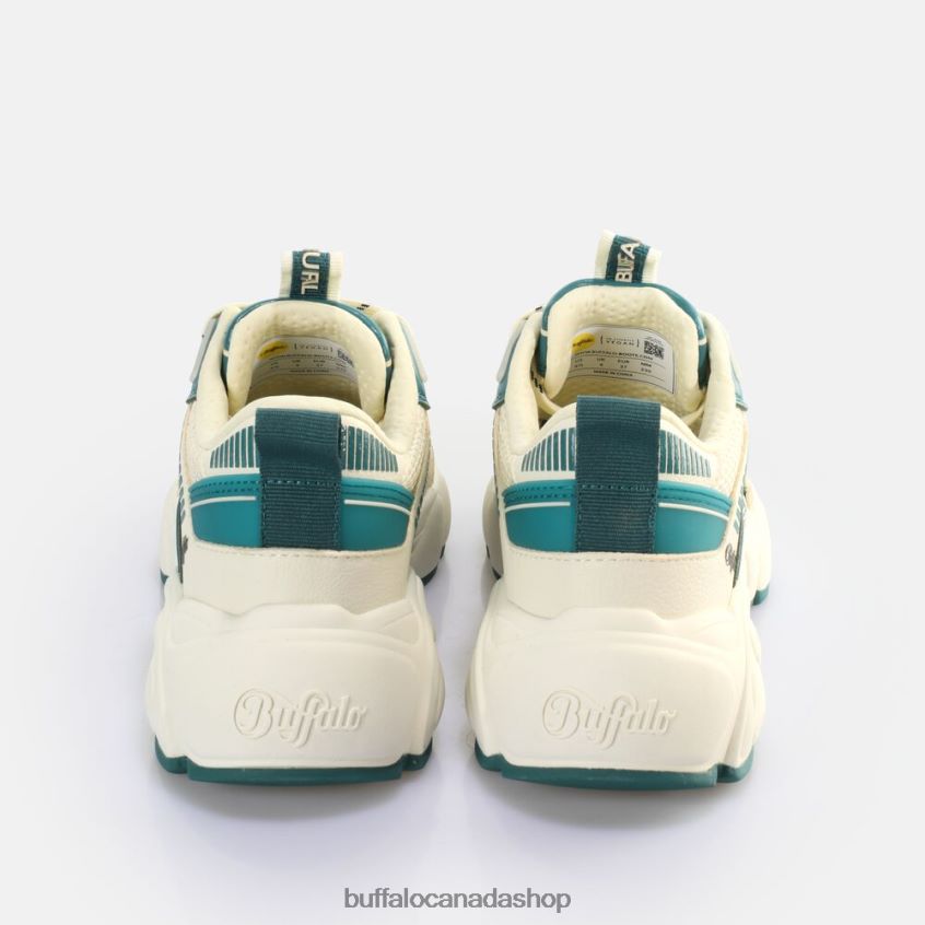 CLD Run Jog Sneakers Low vegan Cream/Green Buffalo ZL64TZ912 |Sneakers