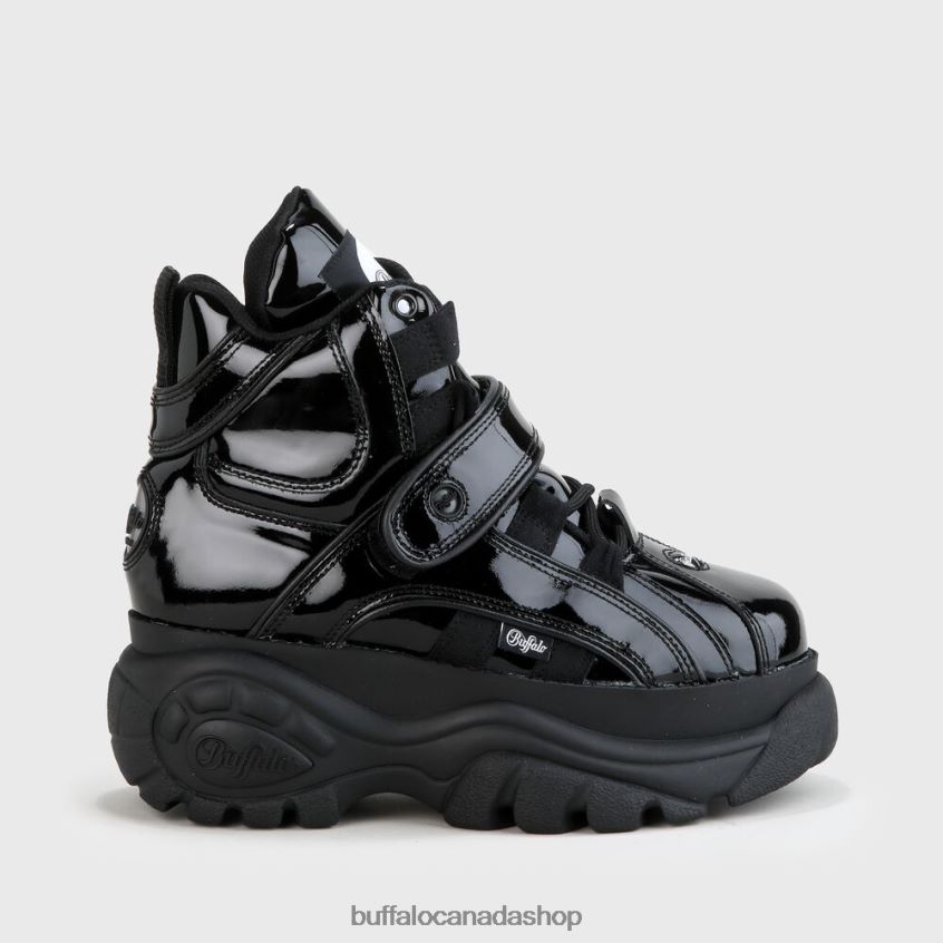 Classic High cuir Noir Buffalo ZL64TZ120 |Sneakers