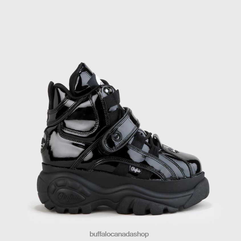 Classic High cuir Noir Buffalo ZL64TZ911 |Sneakers