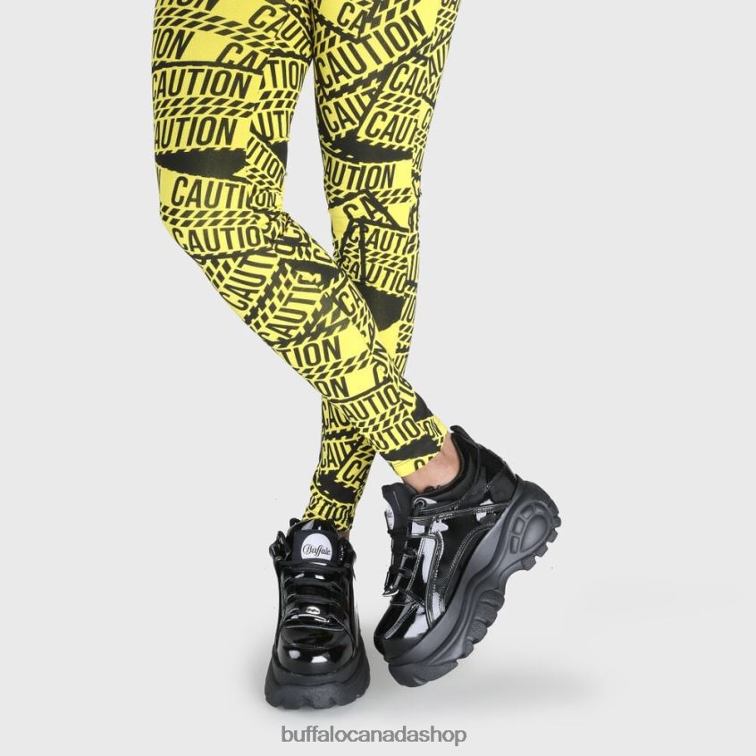 Classic Low Sneaker Patent Leather Black Buffalo ZL64TZ425 |Sneakers