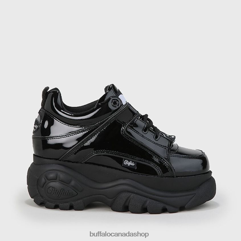 Classic Low Sneaker patent leather Black Buffalo ZL64TZ496 |Sneakers