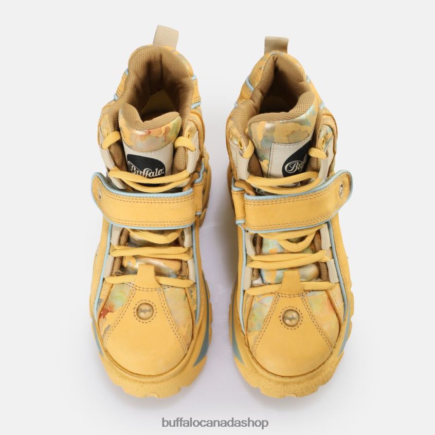 Classic Sneaker High Camo Mustard Buffalo ZL64TZ504 |Sneakers
