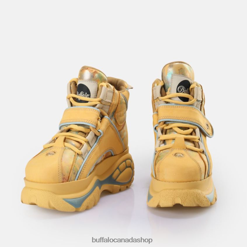 Classic Sneaker High Camo Mustard Buffalo ZL64TZ504 |Sneakers