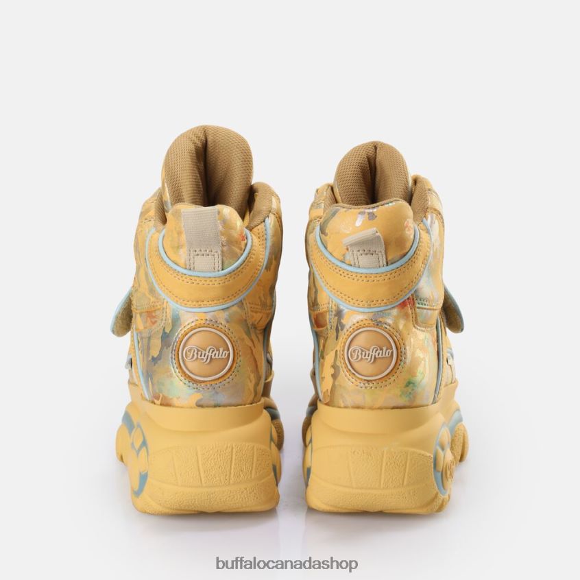 Classic Sneaker High Camo Mustard Buffalo ZL64TZ504 |Sneakers