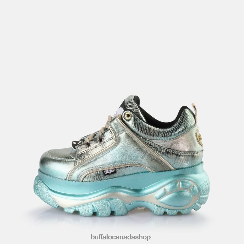 Classic Sneaker Low Green Lizard Buffalo ZL64TZ840 |Sneakers