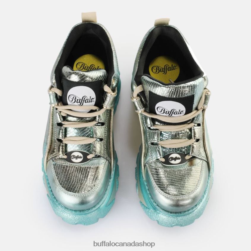 Classic Sneaker Low Green Lizard Buffalo ZL64TZ840 |Sneakers