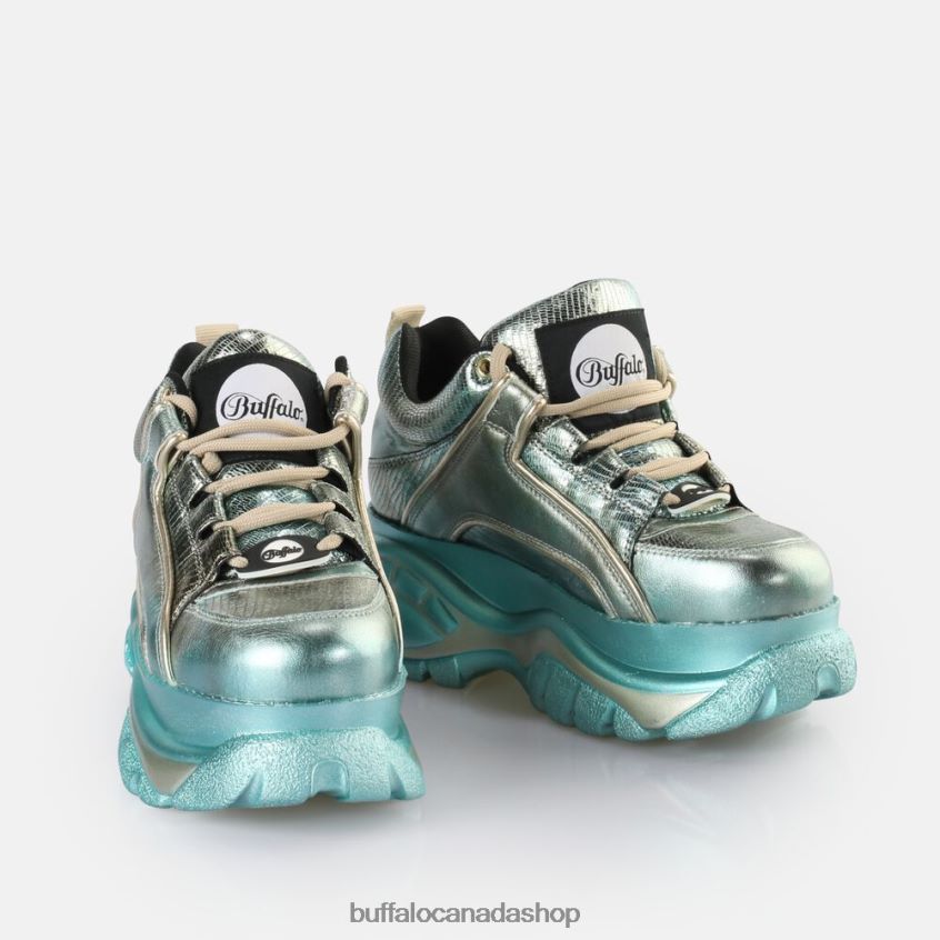 Classic Sneaker Low Green Lizard Buffalo ZL64TZ840 |Sneakers