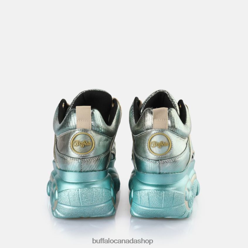 Classic Sneaker Low Green Lizard Buffalo ZL64TZ840 |Sneakers