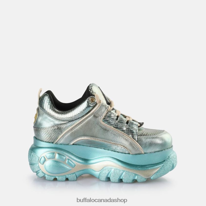 Classic Sneaker Low Green Lizard Buffalo ZL64TZ840 |Sneakers