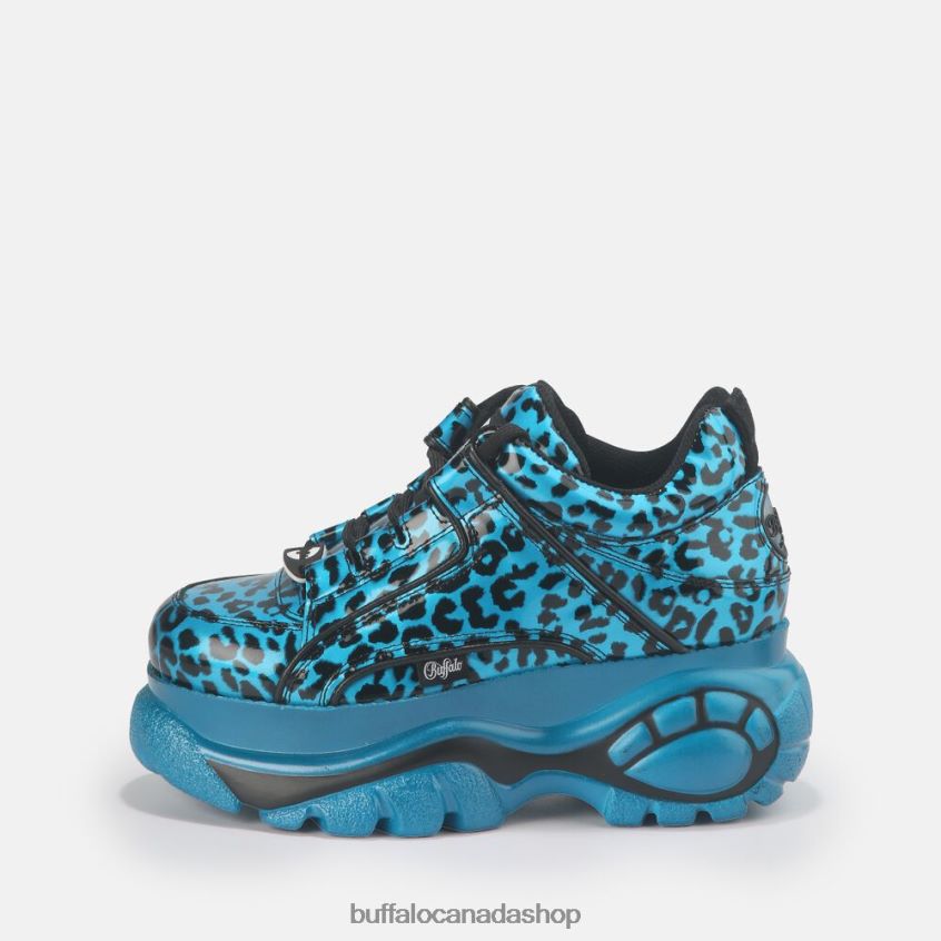 Classic Sneaker Low Patent Leather Turquoise Buffalo ZL64TZ885 |Sneakers