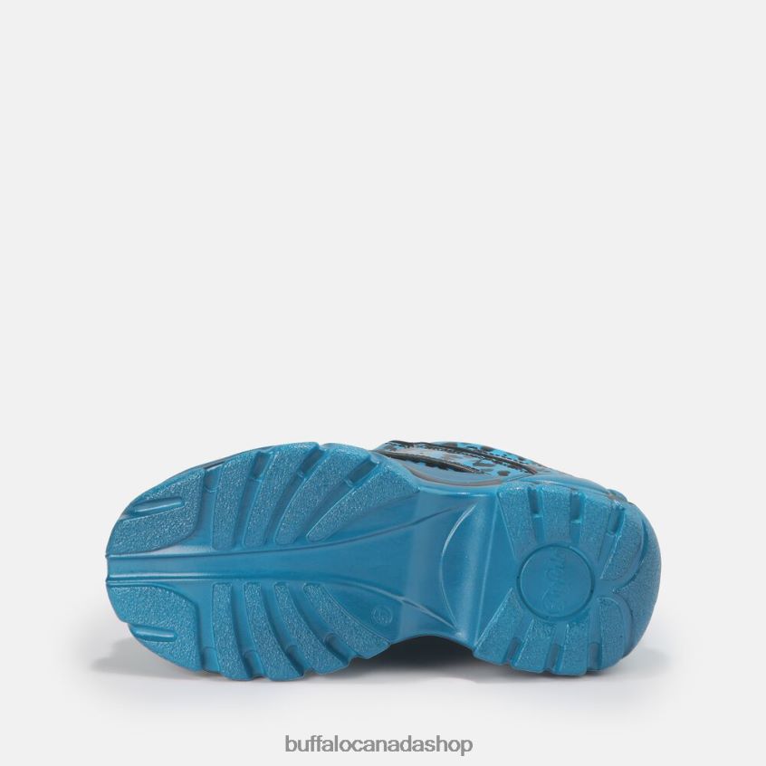 Classic Sneaker Low Patent Leather Turquoise Buffalo ZL64TZ885 |Sneakers