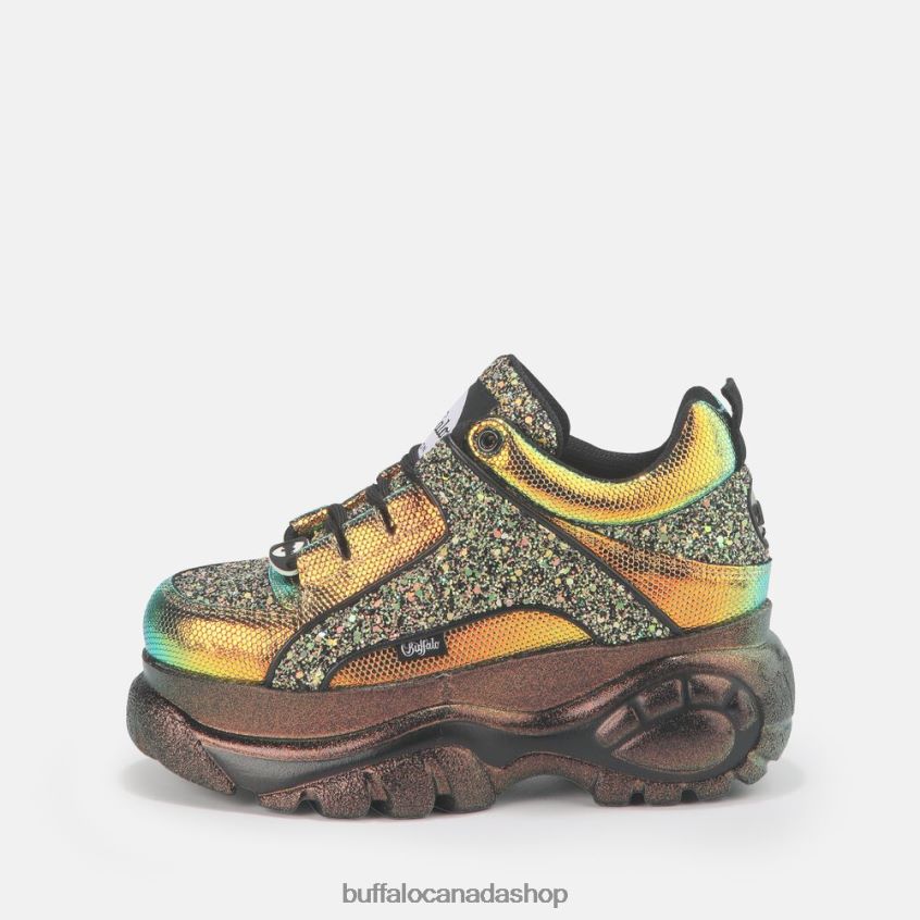 Classic Sneaker Low leather Gold Buffalo ZL64TZ888 |Sneakers