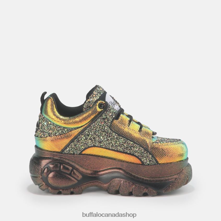 Classic Sneaker Low leather Gold Buffalo ZL64TZ888 |Sneakers