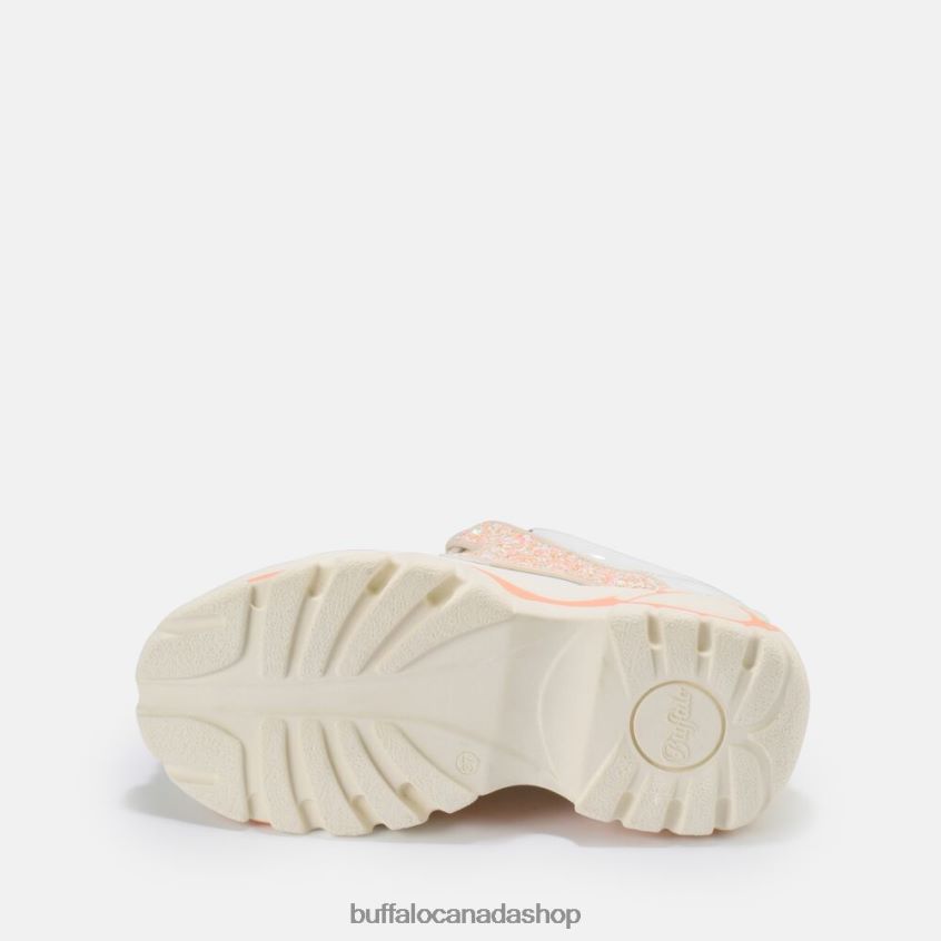 Classic Sneaker Low leather White/Orange Buffalo ZL64TZ800 |Sneakers