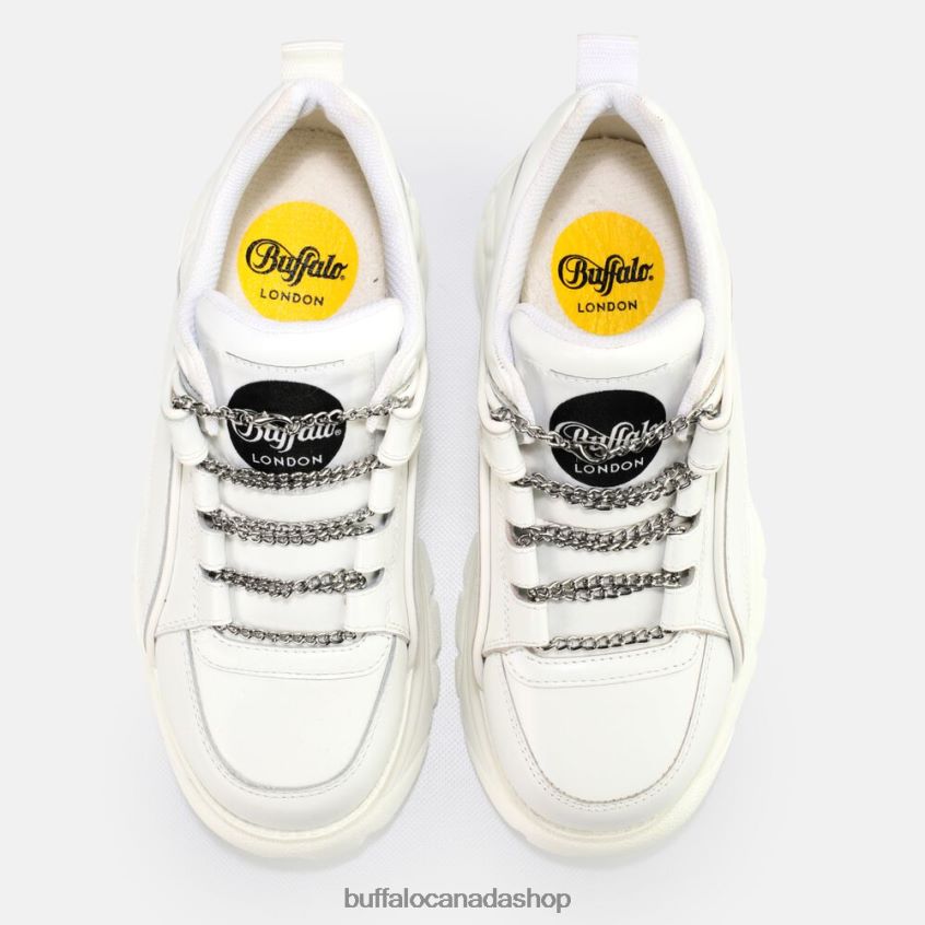 Classic Sneaker Low leather White/Silver Buffalo ZL64TZ773 |Sneakers