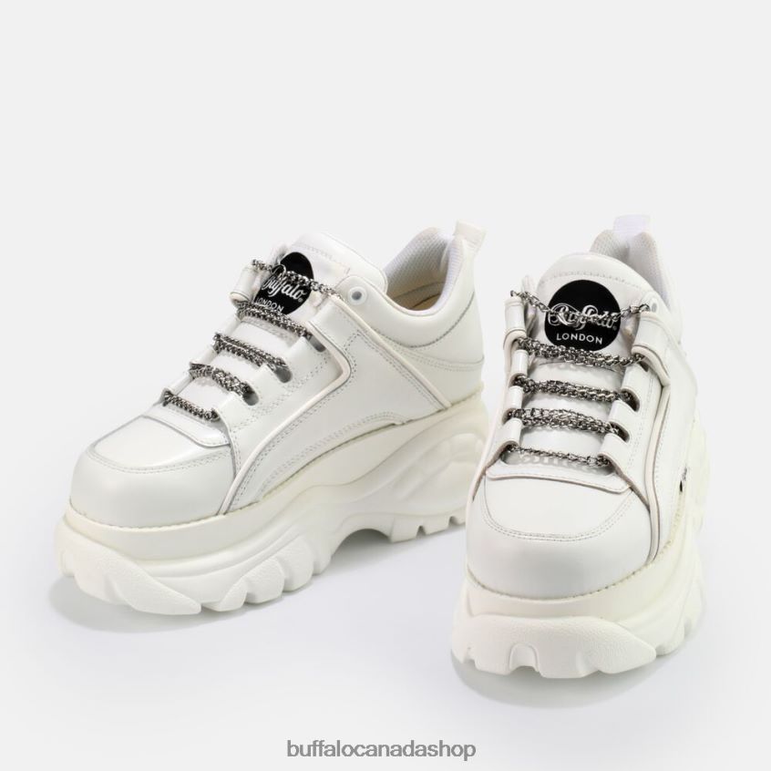 Classic Sneaker Low leather White/Silver Buffalo ZL64TZ773 |Sneakers