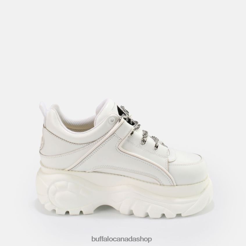 Classic Sneaker Low leather White/Silver Buffalo ZL64TZ773 |Sneakers