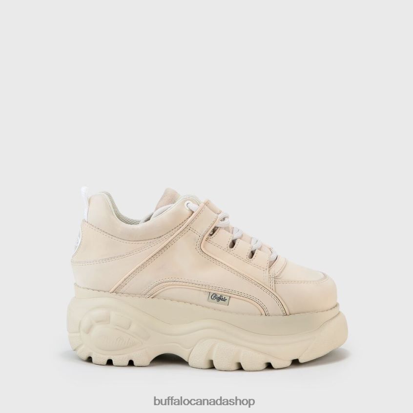 Classic Sneaker Low nubuck leather Cream Buffalo ZL64TZ677 |Sneakers