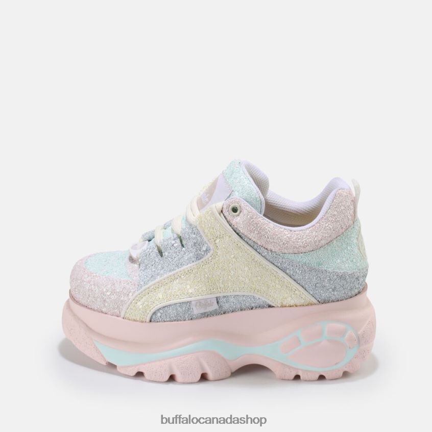 Classic Sneaker Low vegan glitter Multipastel Buffalo ZL64TZ725 |Sneakers
