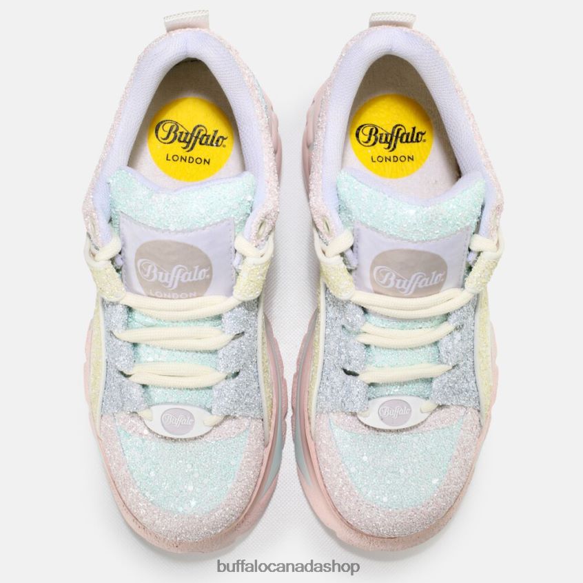 Classic Sneaker Low vegan glitter Multipastel Buffalo ZL64TZ725 |Sneakers
