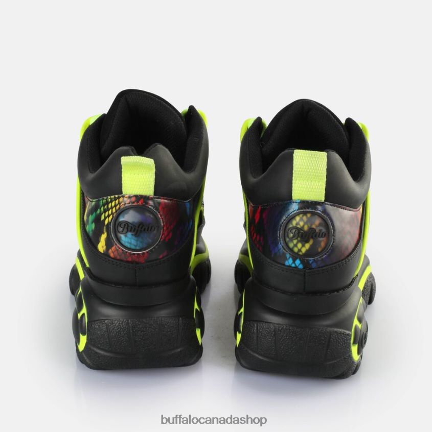 Classic Sneakers Low Black/Rainbow Snake Buffalo ZL64TZ829 |Sneakers