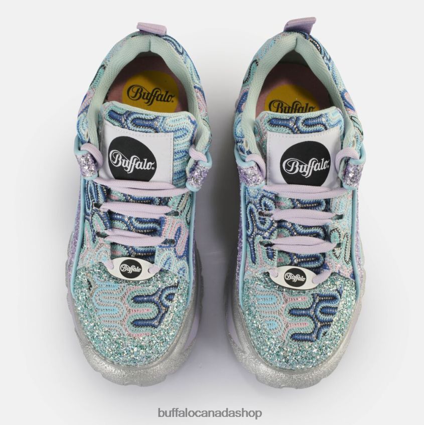 Classic Sneakers Low Neon Aqua Buffalo ZL64TZ119 |Sneakers