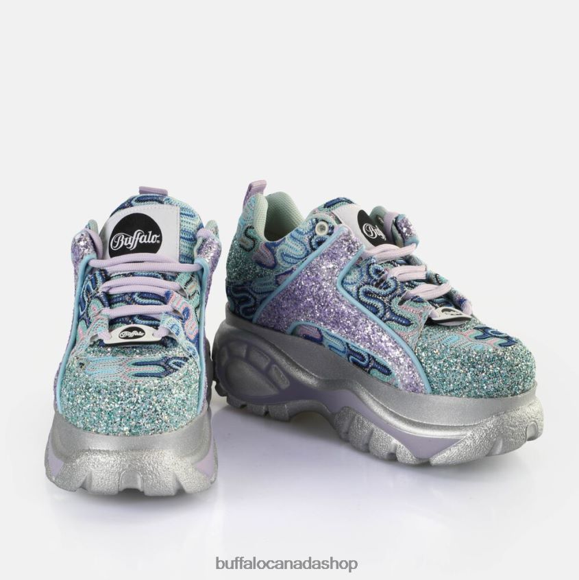 Classic Sneakers Low Neon Aqua Buffalo ZL64TZ119 |Sneakers