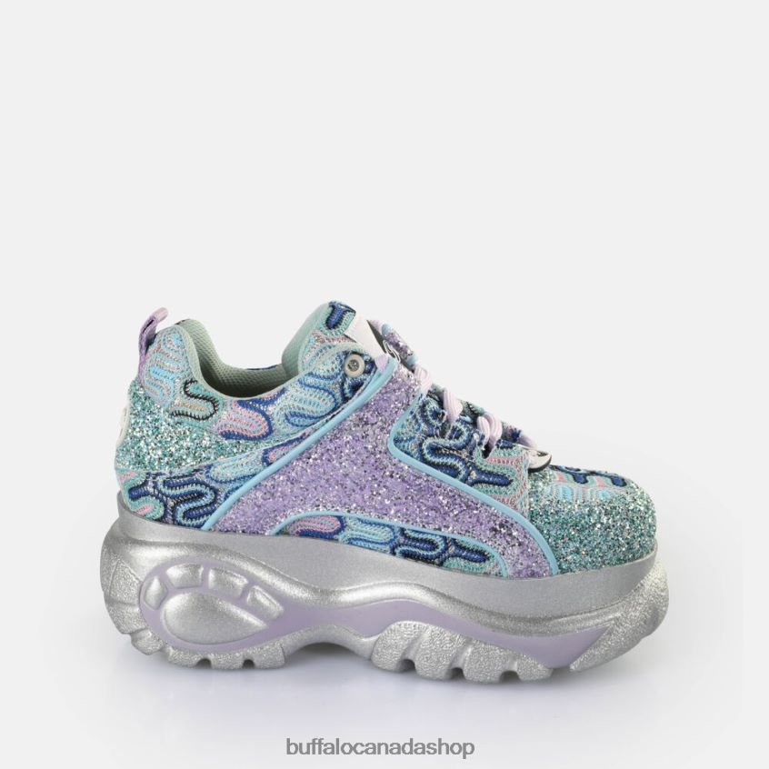 Classic Sneakers Low Neon Aqua Buffalo ZL64TZ119 |Sneakers