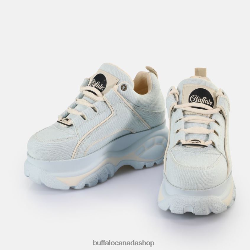 Classic Sneakers Low vegan Pale Blue Denim Buffalo ZL64TZ593 |Sneakers