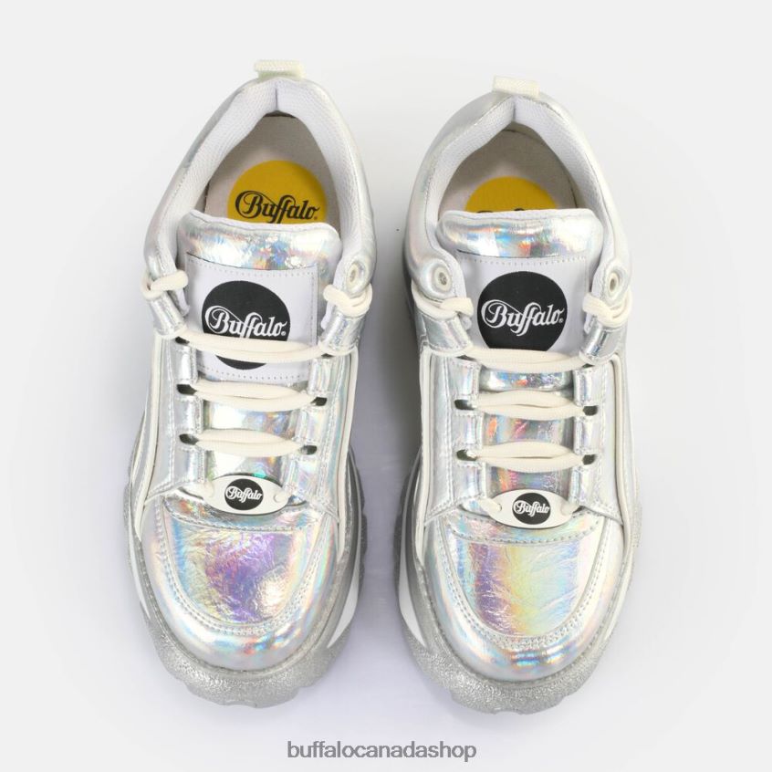 Classic Sneakers Low vegan Silver Holo Buffalo ZL64TZ260 |Sneakers