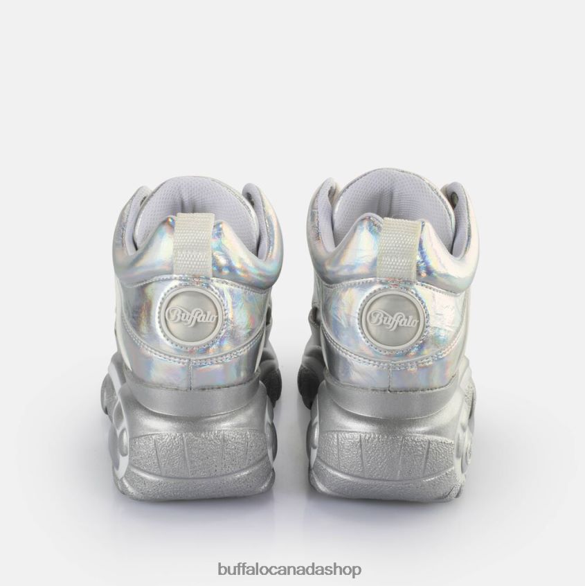 Classic Sneakers Low vegan Silver Holo Buffalo ZL64TZ260 |Sneakers