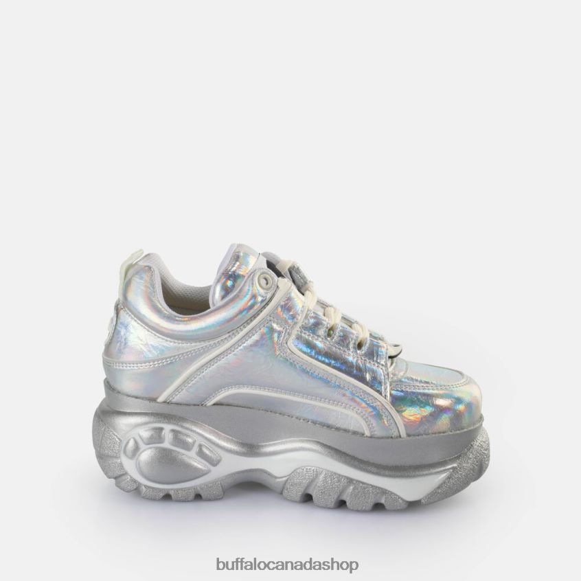 Classic Sneakers Low vegan Silver Holo Buffalo ZL64TZ260 |Sneakers
