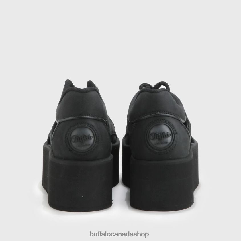 Classic Tower Cut Outs Black Buffalo ZL64TZ895 |Sneakers