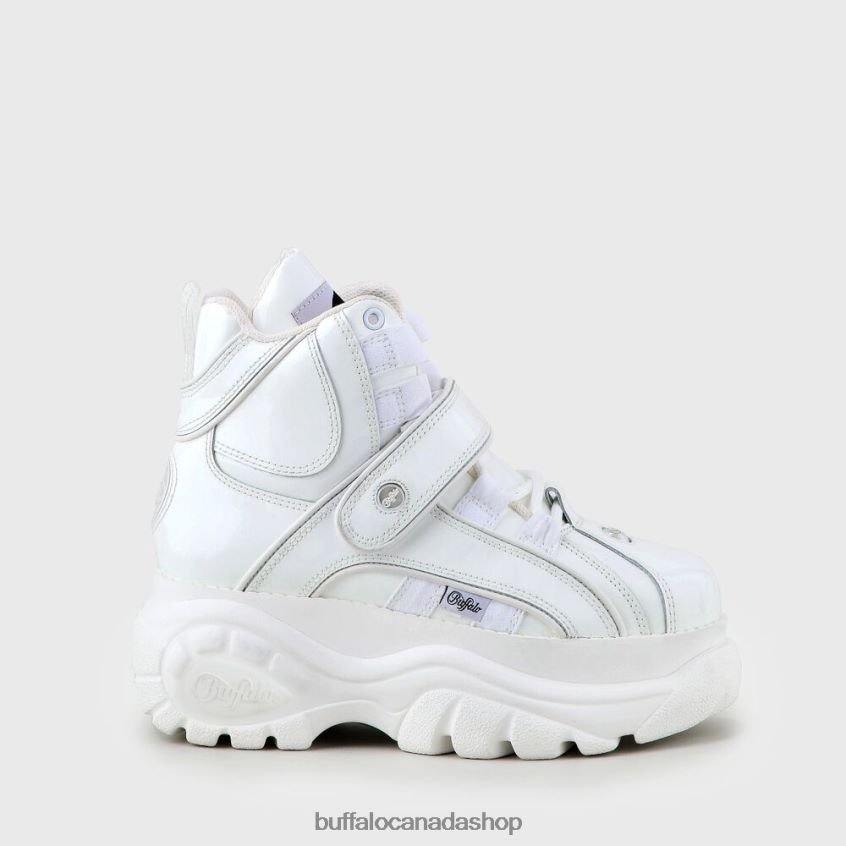 Classic high patent Blanc Buffalo ZL64TZ679 |Sneakers